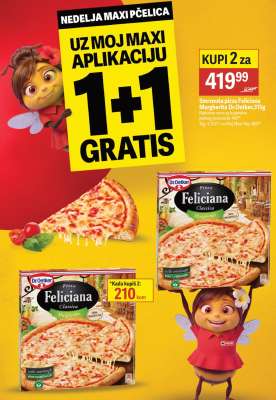 Smrznuta pizza Feliciana Margherita Dr.Oetker, 315g