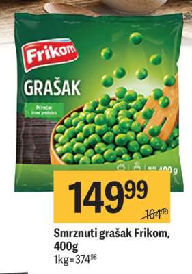 Smrznuti grašak Frikom 400g