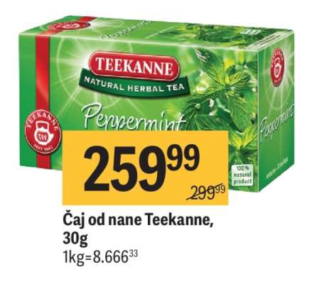 Čaj od nane Teekanne 30g