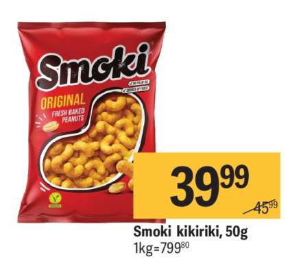 SMOKI kikiriki 50g