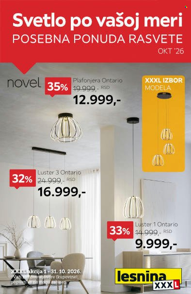 Lesnina XXXL katalog - 01.10.2026 - 31.10.2026. Stranica 3