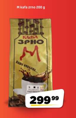 M kafa zrno 200 g
