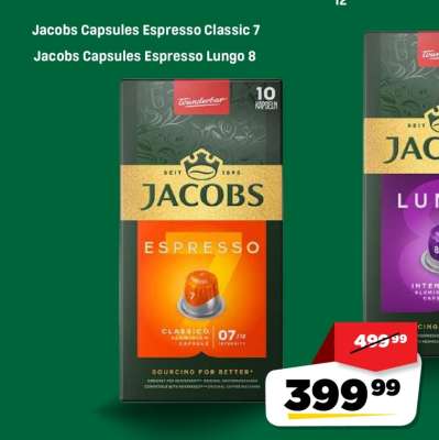 Jacobs Capsules Espresso Classic 7 / Lungo 8