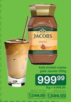 Kafa instant Crema Gold Jacobs 200g