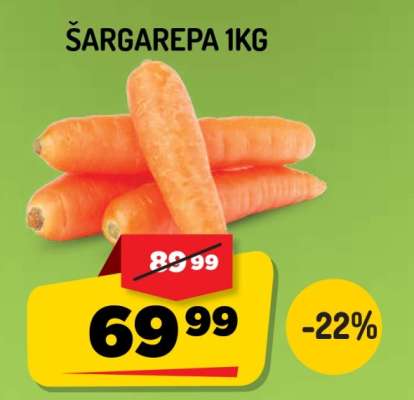 šargarepa 1kg