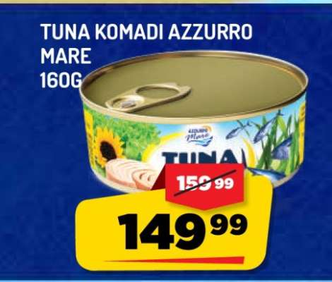 TUNA KOMADI AZZURRO MARE 160g