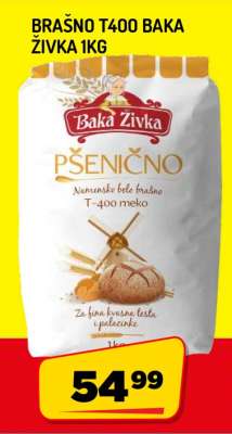 Brašno T400 Baka Živka 1kg
