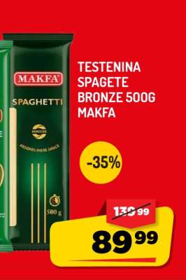 TESTENINA SPAGETE BRONZE 500G MAKFA