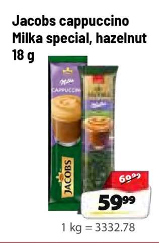 Jacobs cappuccino Milka special, hazelnut 18 g