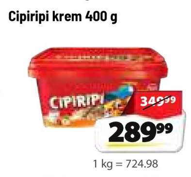 Cipiripi krem 400 g