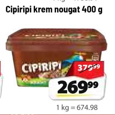 Cipiripi krem nougat 400 g