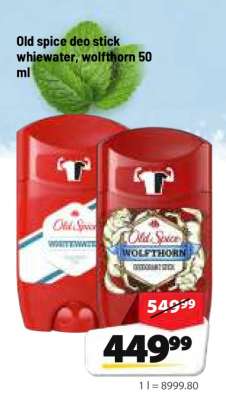 Old Spice Deo Stick Whitewater, Wolfthorn 50 ml