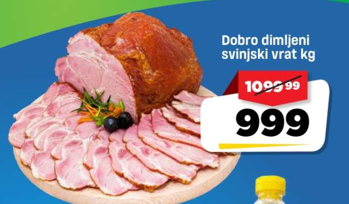 Dobro dimljeni svinjski vrat kg