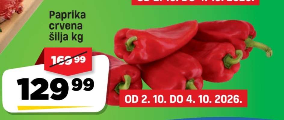 Paprika crvena šilja kg