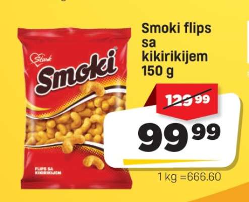 Smoki flips sa kikirikijem 150 g