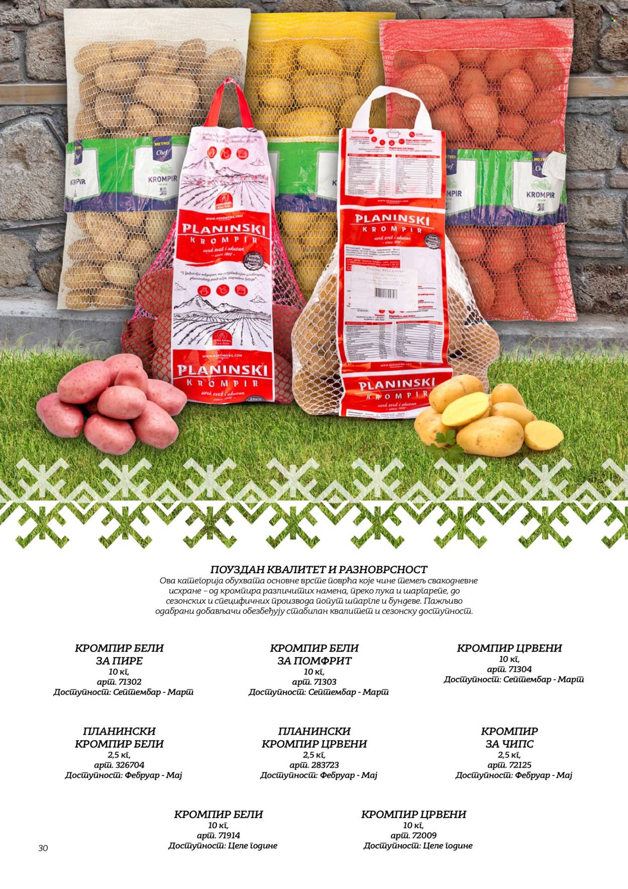 Metro katalog. Stranica 30