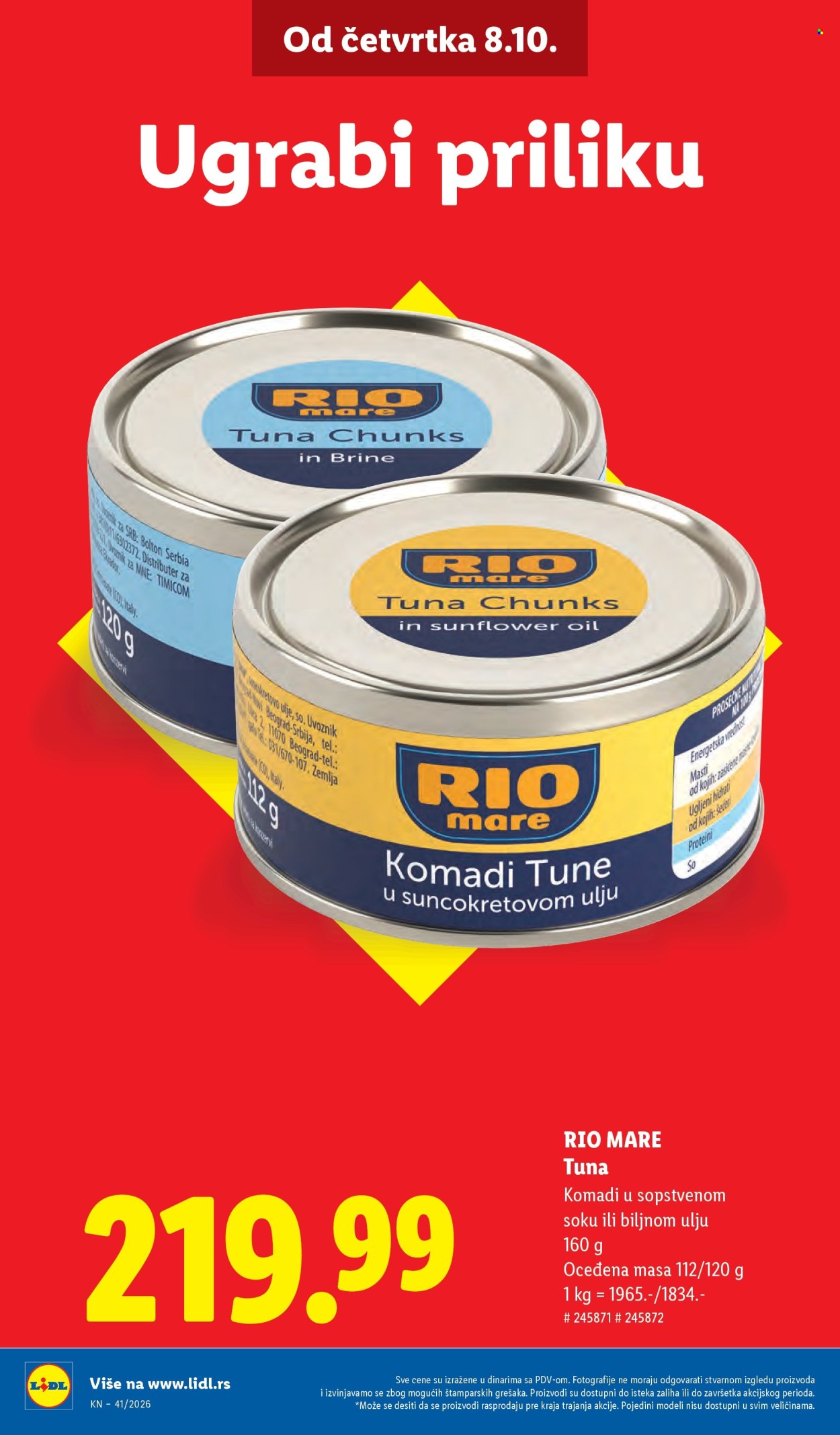 Lidl katalog - 08.10.2026 - 14.10.2026. Stranica 8