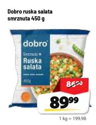 Dobro ruska salata smrznuta 450 g