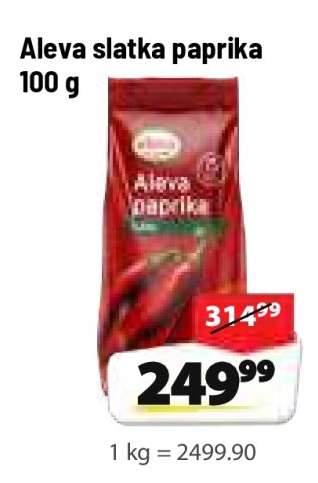 Aleva slatka paprika 100 g