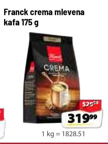 Franck crema mlevena kafa 175 g