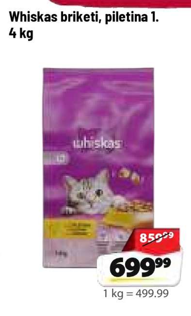 Whiskas briketi piletina