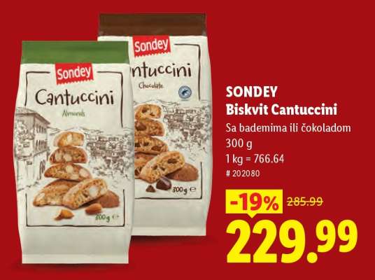 Sondey Biskvit Cantuccini