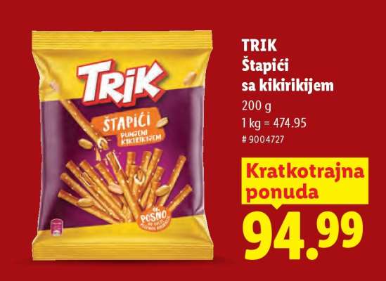 TRIK štapići sa kikirikijem