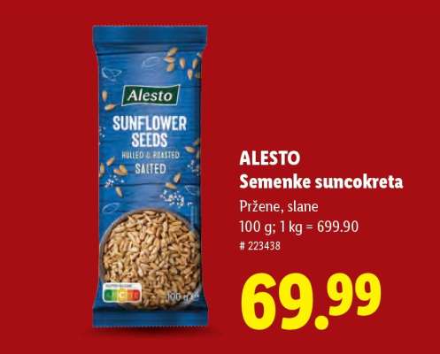 Alesto Semenke suncokreta