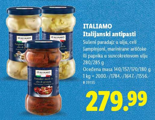 ITALIAMO Italijanski antipasti