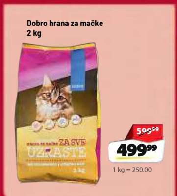 Dobro hrana za mačke 2 kg