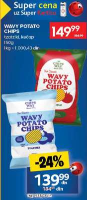 WAVY POTATO CHIPS