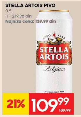 Stella Artois pivo