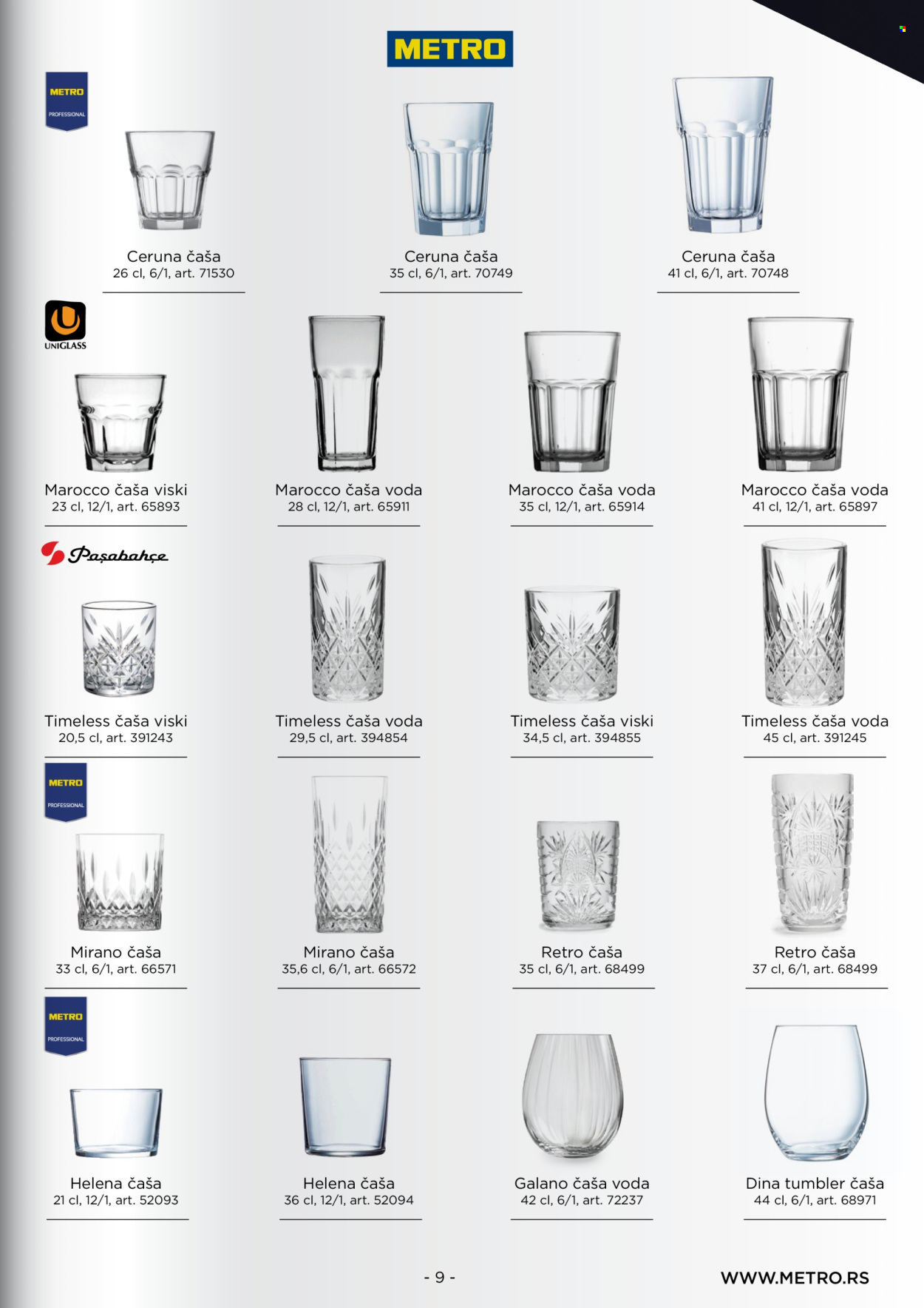 Metro katalog. Stranica 9