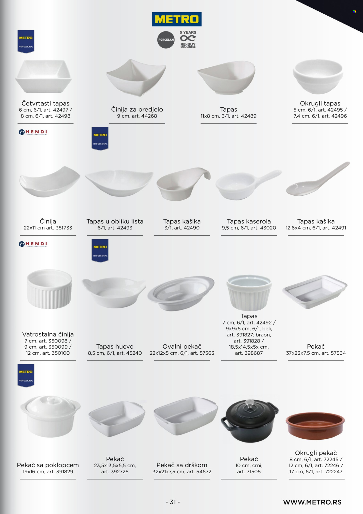 Metro katalog. Stranica 31