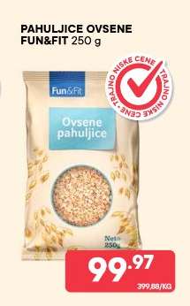 Pahuljice ovsene Fun Fit 250 g