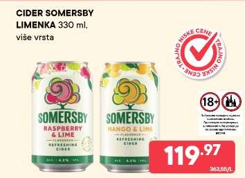 CIDER SOMERSBY LIMENKA