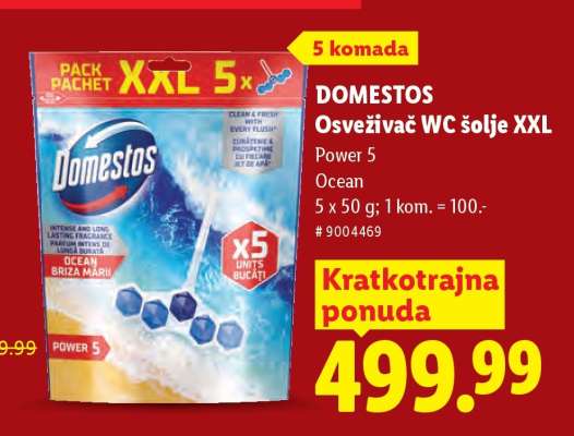 Domestos Osveživač WC šolje XXL
