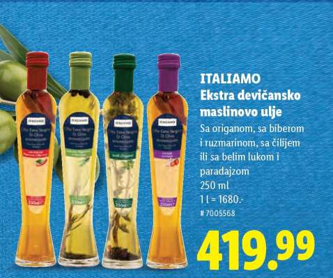 Italiamo Ekstra devičansko maslinovo ulje
