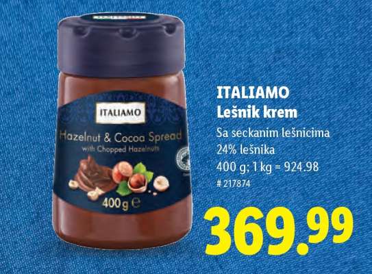 Italiamo Lešnik krem