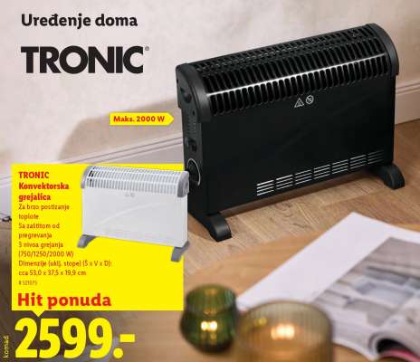 TRONIC Konvektorska grejalica