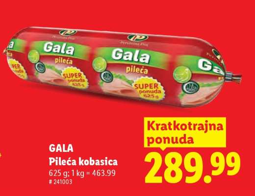 Gala pileća kobasica