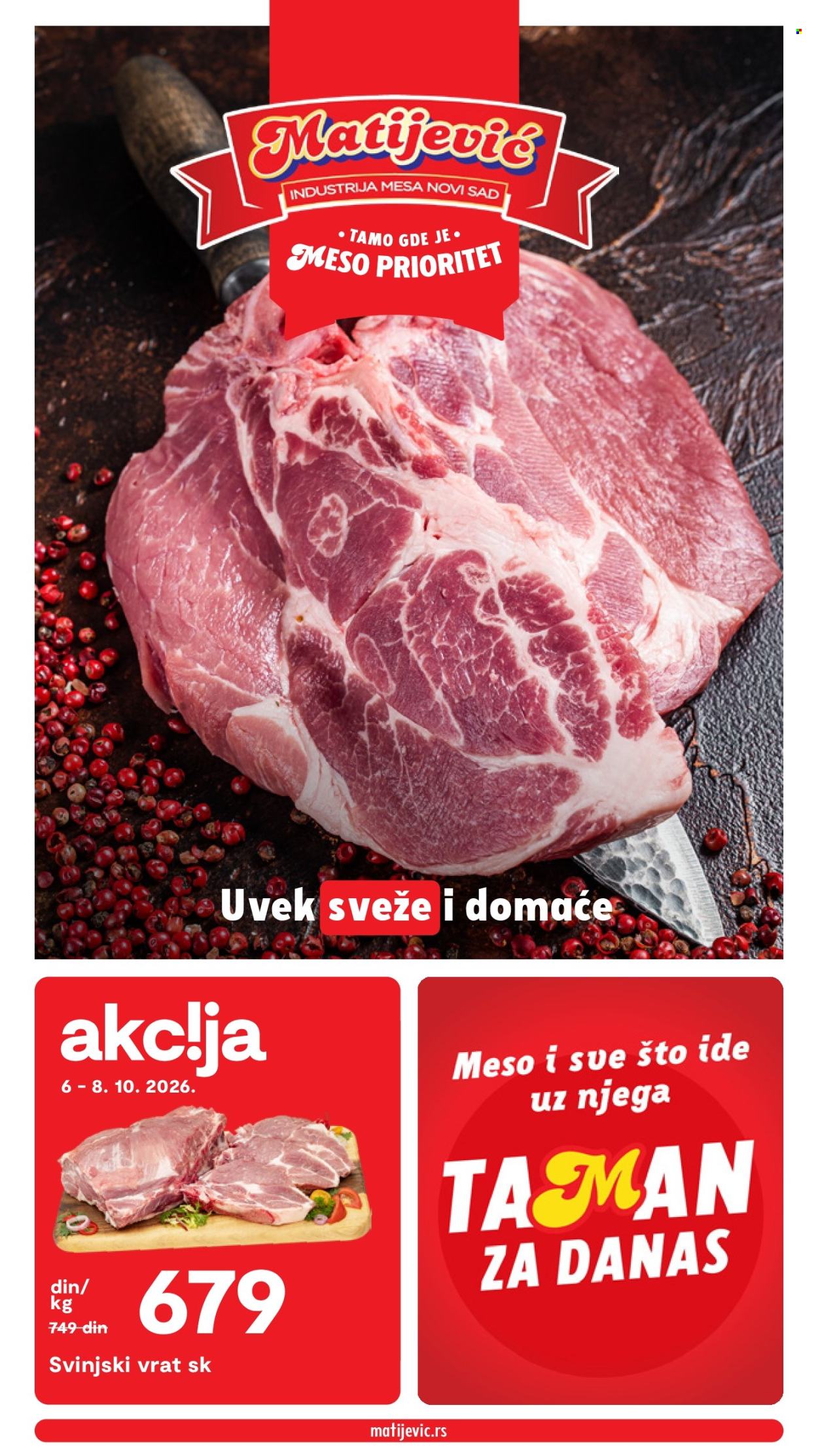 Matijević katalog. Stranica 1