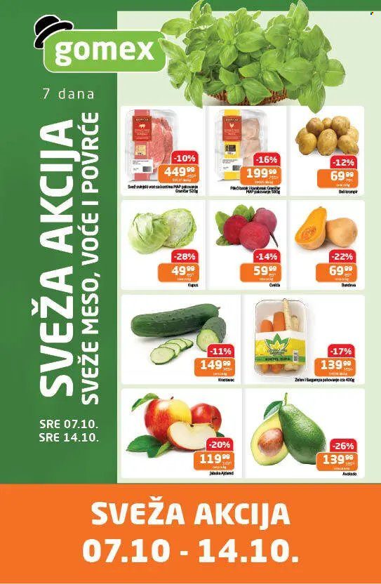 Gomex katalog - 07.10.2026 - 14.10.2026. Stranica 1
