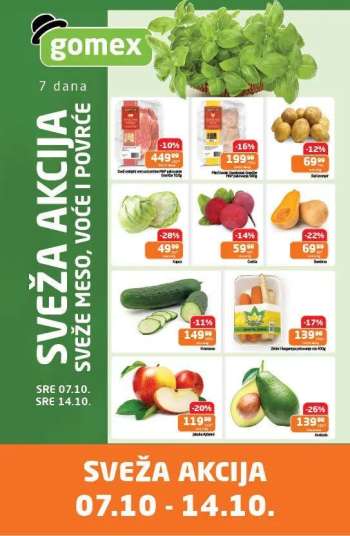 Gomex katalog - 07.10.2026 - 14.10.2026.