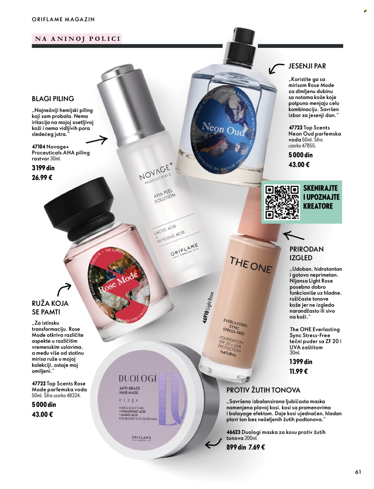 Oriflame katalog - 07.10.2026 - 17.11.2026. Stranica 61