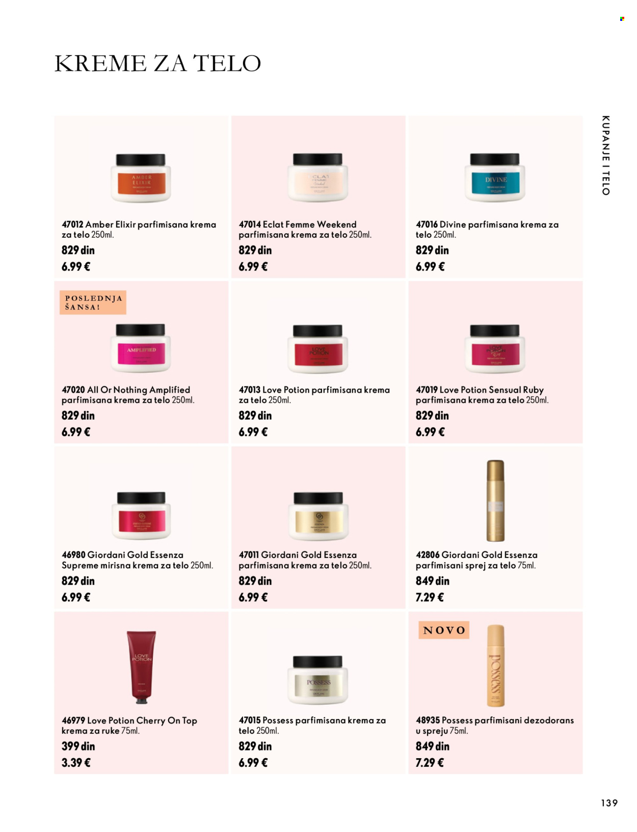 Oriflame katalog - 07.10.2026 - 17.11.2026. Stranica 139