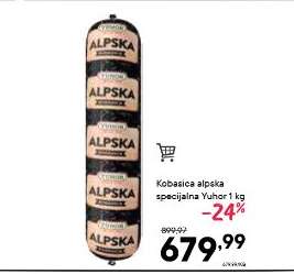 Kobasica alpska specijalna Yuhor 1 kg