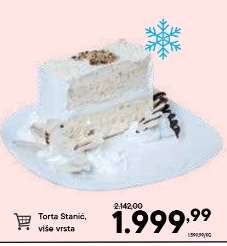 Torta Stanić, više vrsta