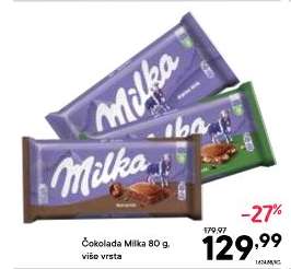 Čokolada Milka 80 g