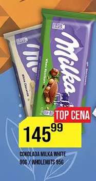 Čokoláda Milka White / Wholenuts